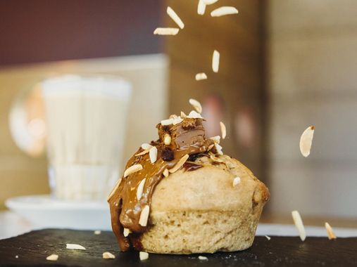 Nuss Nougat Schnecke im Lübecker Schneckenhaus